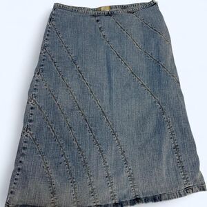The Territory Ahead Women's Blue Denim Maxi Skirt